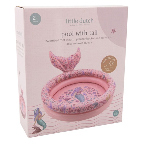 Little Dutch - Dreamy Mermaid Zwembad met staart 80cm - Afbeelding 4