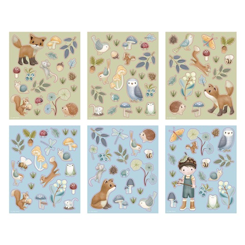 Little Dutch Forest Friends Stickerset - Afbeelding 2