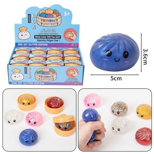 Squishy Dumpling - glitter 5,5cm