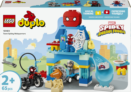 LEGO DUPLO - Marvel Team Spidey Hoofdkwartier Bouwpakket voor Kinderen en D