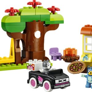 LEGO DUPLO – Bluey Pizzameisjes met Muffin en Bluey Educatief Speelgoed voo