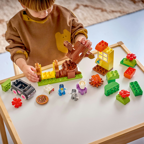 LEGO DUPLO - Bluey Pizzameisjes met Muffin en Bluey Educatief Speelgoed voo - Afbeelding 4