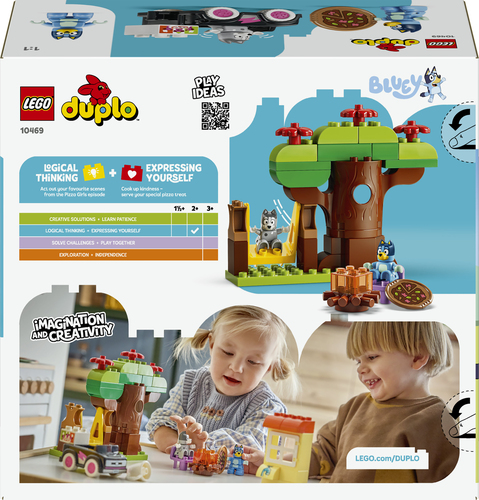 LEGO DUPLO - Bluey Pizzameisjes met Muffin en Bluey Educatief Speelgoed voo - Afbeelding 5