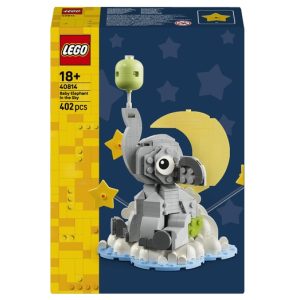 LEGO Babyolifantje Geboorte Bouwpakket voor Volwassenen 40814
