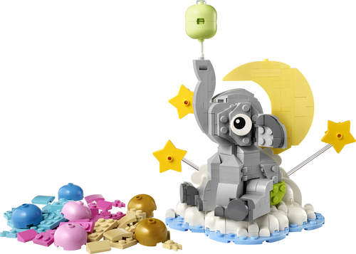 LEGO Babyolifantje Geboorte Bouwpakket voor Volwassenen 40814 - Afbeelding 2