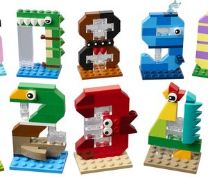 LEGO Verjaardagscijfers Dieren Speelgoed voor Kinderen en Taartdecoratie 40
