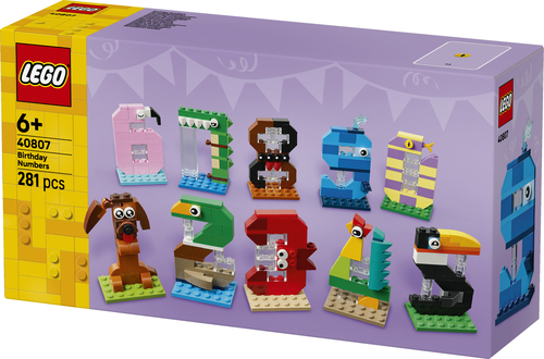 LEGO Verjaardagscijfers Dieren Speelgoed voor Kinderen en Taartdecoratie 40 - Afbeelding 5