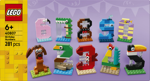 LEGO Verjaardagscijfers Dieren Speelgoed voor Kinderen en Taartdecoratie 40 - Afbeelding 6