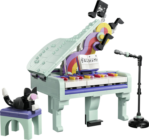 LEGO Creator 3in1 - Piano met Kat en Radio en Platenspeler Speelgoed voor K - Afbeelding 2