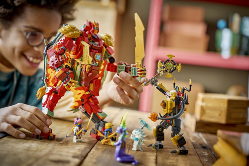 LEGO NINJAGO - Wyldfyre's Transformerende Drakenmecha 71868 - Afbeelding 4
