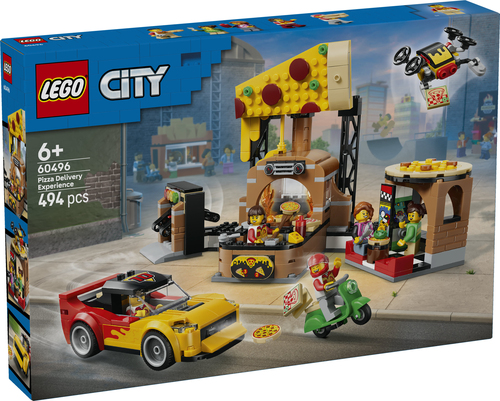 LEGO City - Pizzacentrale met Voertuigen Pizza 60496 - Afbeelding 7