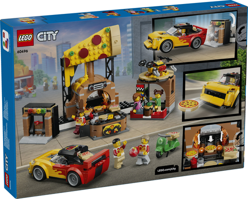 LEGO City - Pizzacentrale met Voertuigen Pizza 60496 - Afbeelding 10
