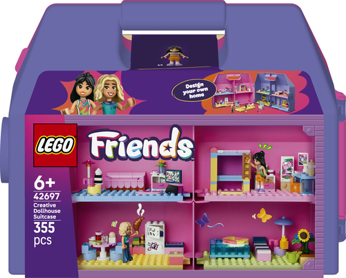 LEGO Friends - Creatieve Poppenhuiskoffer Poppenhuis met Poppetjes 42697