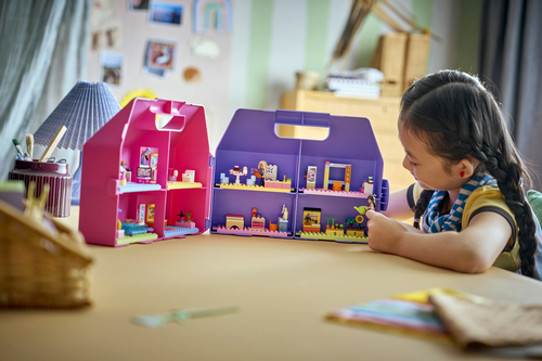 LEGO Friends - Creatieve Poppenhuiskoffer Poppenhuis met Poppetjes 42697 - Afbeelding 4