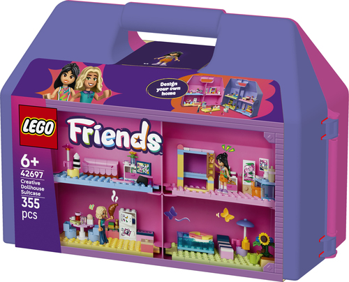 LEGO Friends - Creatieve Poppenhuiskoffer Poppenhuis met Poppetjes 42697 - Afbeelding 8