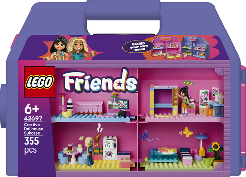 LEGO Friends - Creatieve Poppenhuiskoffer Poppenhuis met Poppetjes 42697 - Afbeelding 9