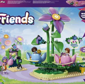 LEGO Friends – Draaiende Theekopjesattractie met Bloementhema 42702