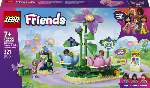 LEGO Friends - Draaiende Theekopjesattractie met Bloementhema 42702
