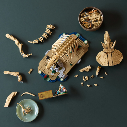 LEGO Jurassic World Dinosaurusfossielen: Triceratops Film Bouwpakket voor V - Afbeelding 4