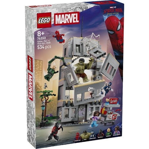LEGO Marvel - Spider-Man vs. Hulk Ultieme Confrontatie Superheld 76350