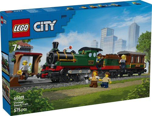 LEGO City - Vintage Stoomtrein Trein 60511 - Afbeelding 7