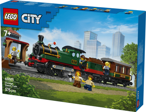 LEGO City - Vintage Stoomtrein Trein 60511 - Afbeelding 8