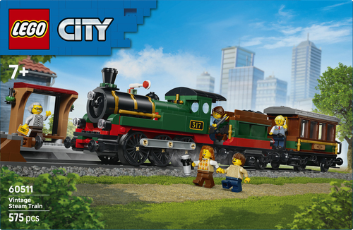 LEGO City - Vintage Stoomtrein Trein 60511 - Afbeelding 9