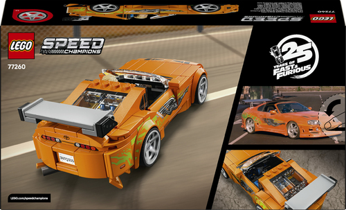 LEGO Speed Champions The Fast and The Furious Toyota Supra MK4 Auto Speelgo - Afbeelding 7