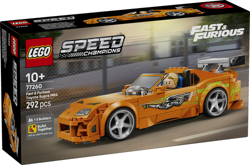 LEGO Speed Champions The Fast and The Furious Toyota Supra MK4 Auto Speelgo - Afbeelding 8