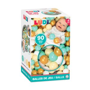 Ludi – 90 Speelballen voor ballenbat – 6 cm