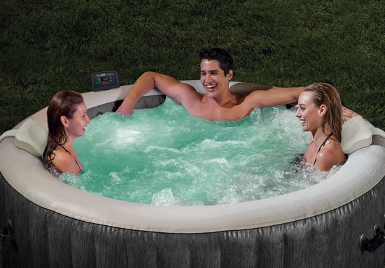 Intex Spa Bubbles 6P Greywood 216X71 - Afbeelding 2