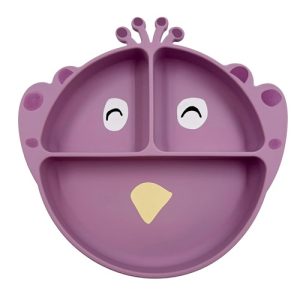 Trixie – Siliconen bord met vakjes en zuignap – Mrs Peacock