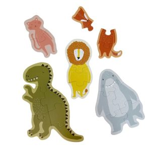 Trixie – Puzzeldoos Grote en kleine dieren 5 puzzels