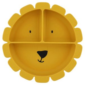 Trixie – Siliconen bord met vakjes en zuignap – Mr. Lion