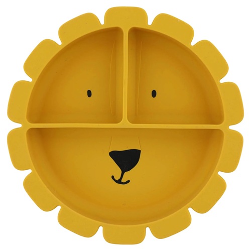 Trixie - Siliconen bord met vakjes en zuignap - Mr. Lion