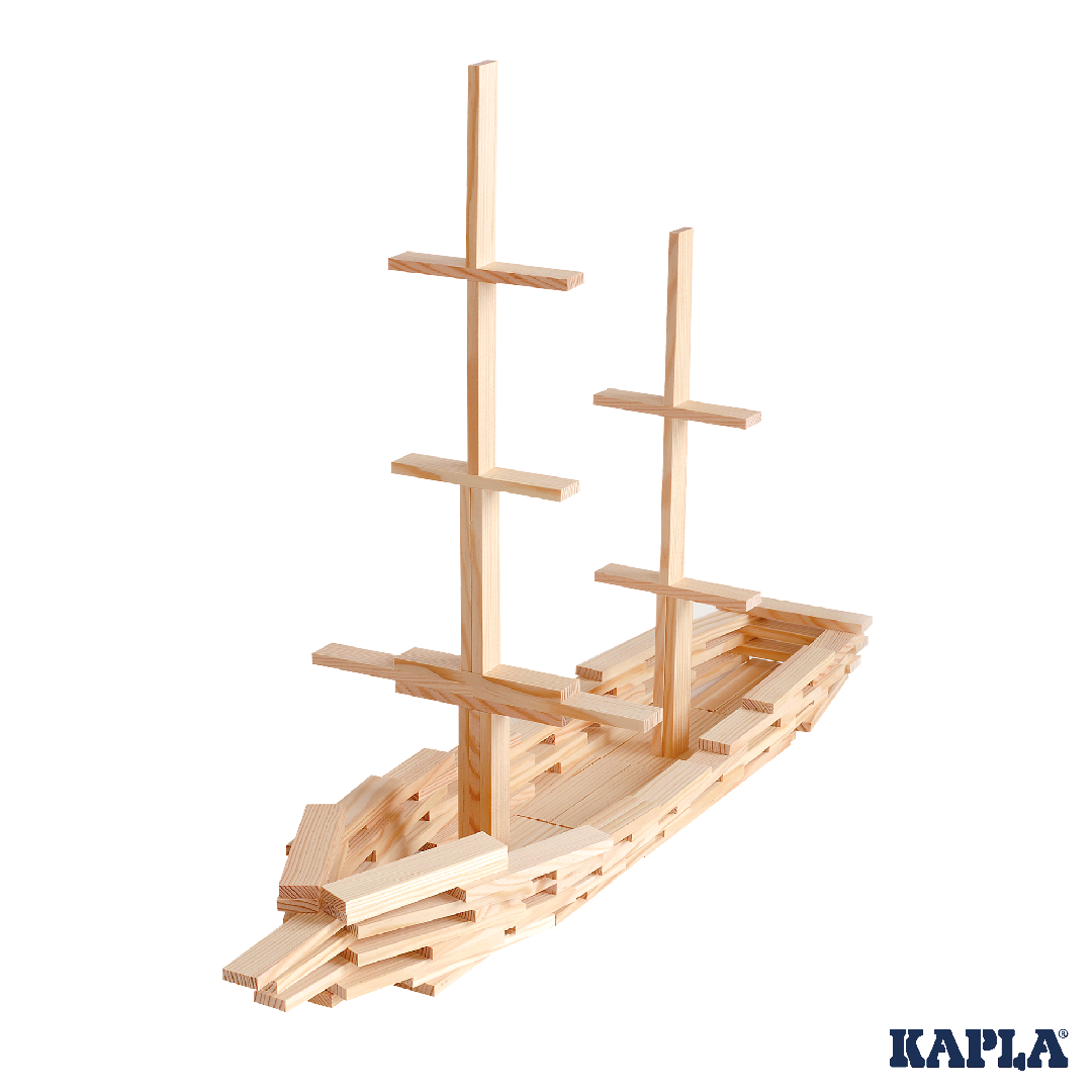 KAPLA Box - 200 Plankjes (naturel) - Afbeelding 6