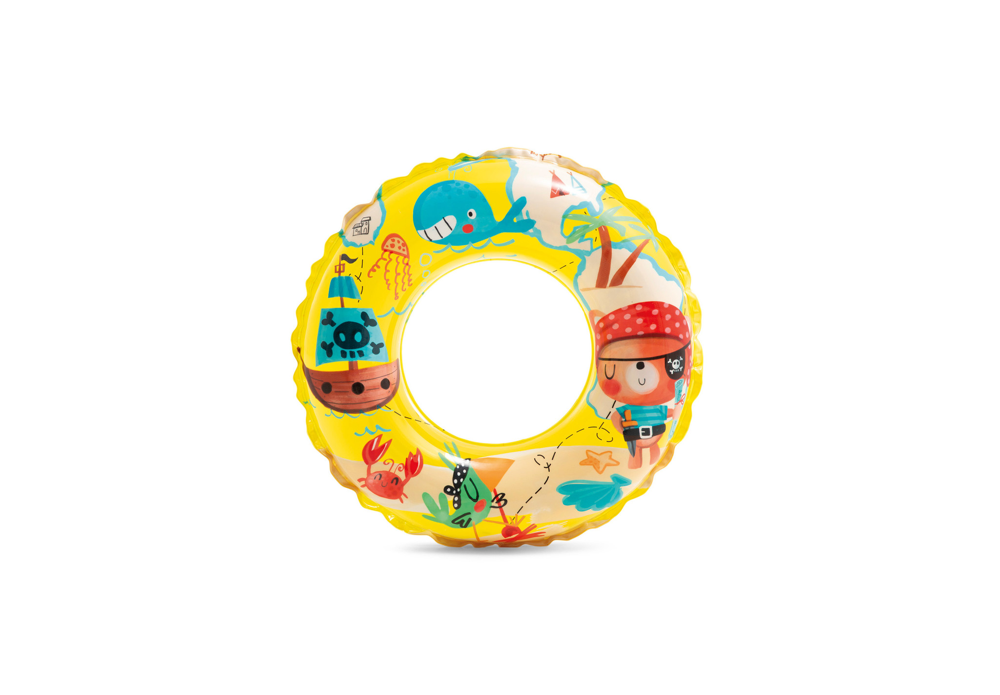 Zwemring (Ø61cm) - TRANSPARANT Oceaan - 1 exemplaar - Afbeelding 2