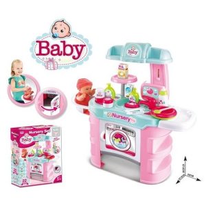 Babycommode met toebehoren – Verzorgingsset