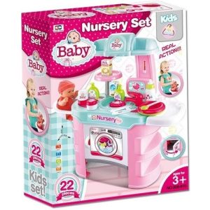 Babycommode met toebehoren – Verzorgingsset