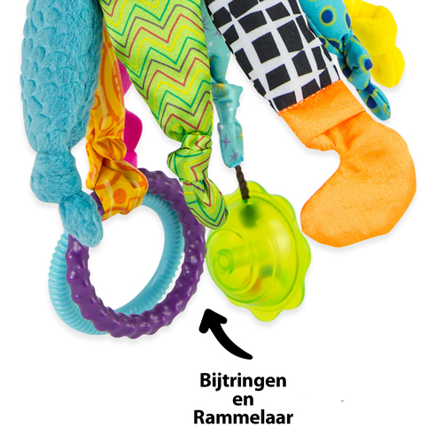 Lamaze - Activiteitenknuffel - Kapitein Kalimari - Afbeelding 5