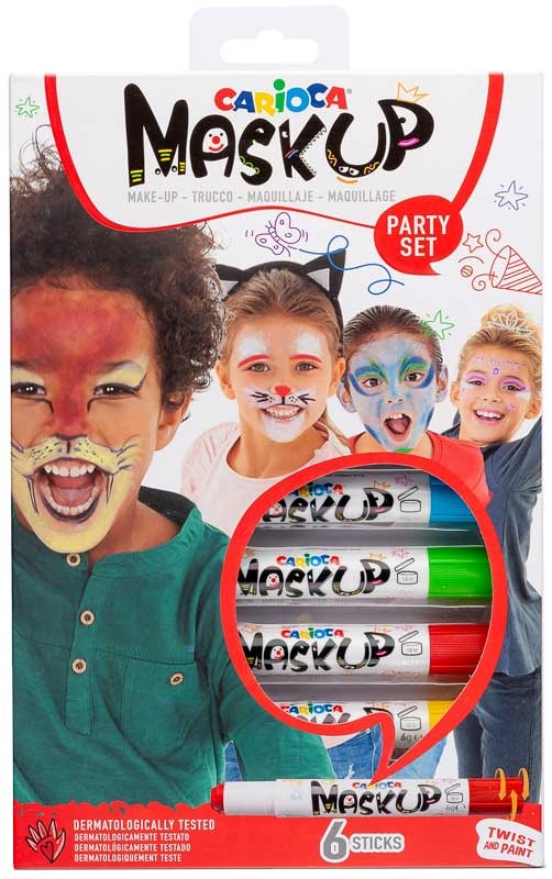 Mask Up schminkstiften "PARTY" - 6stuks