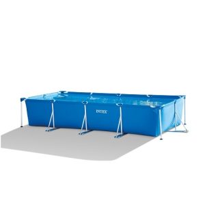 Rectangular Frame Pool Set (450x220x84cm) met filterpomp 12V
