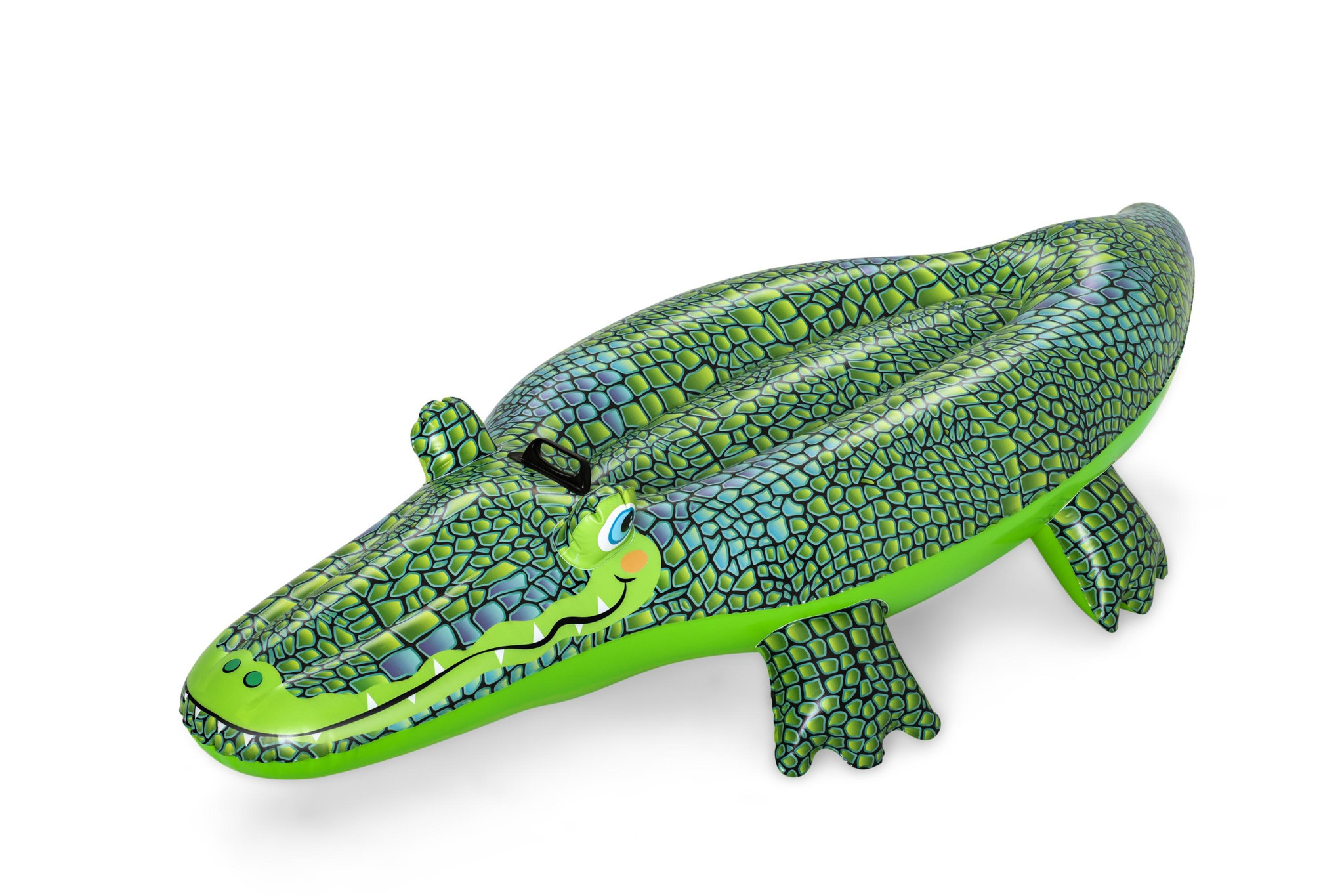 Opblaaskrokodil (medium) met handvaten (152x71cm)