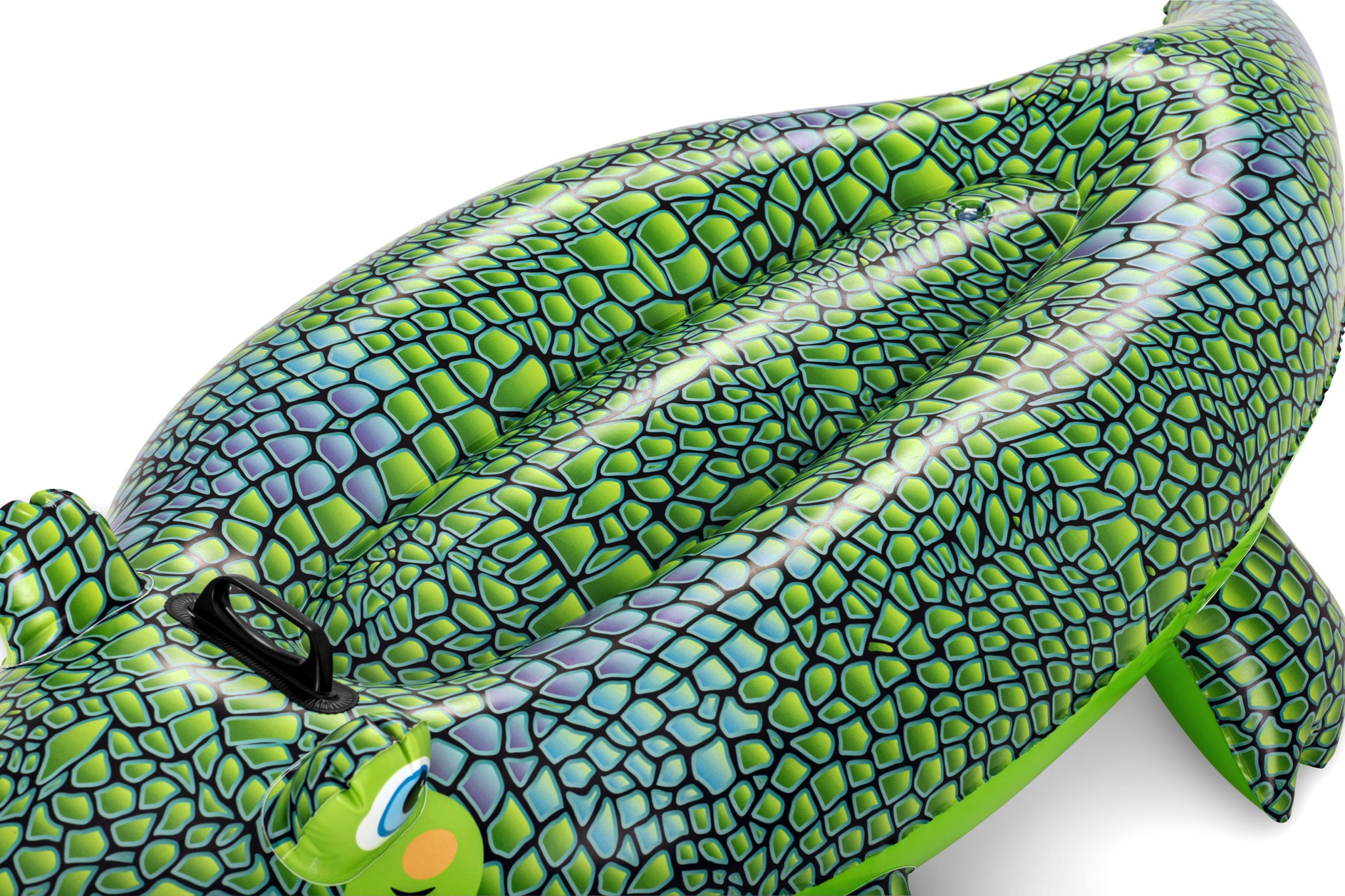 Opblaaskrokodil (medium) met handvaten (152x71cm) - Afbeelding 5