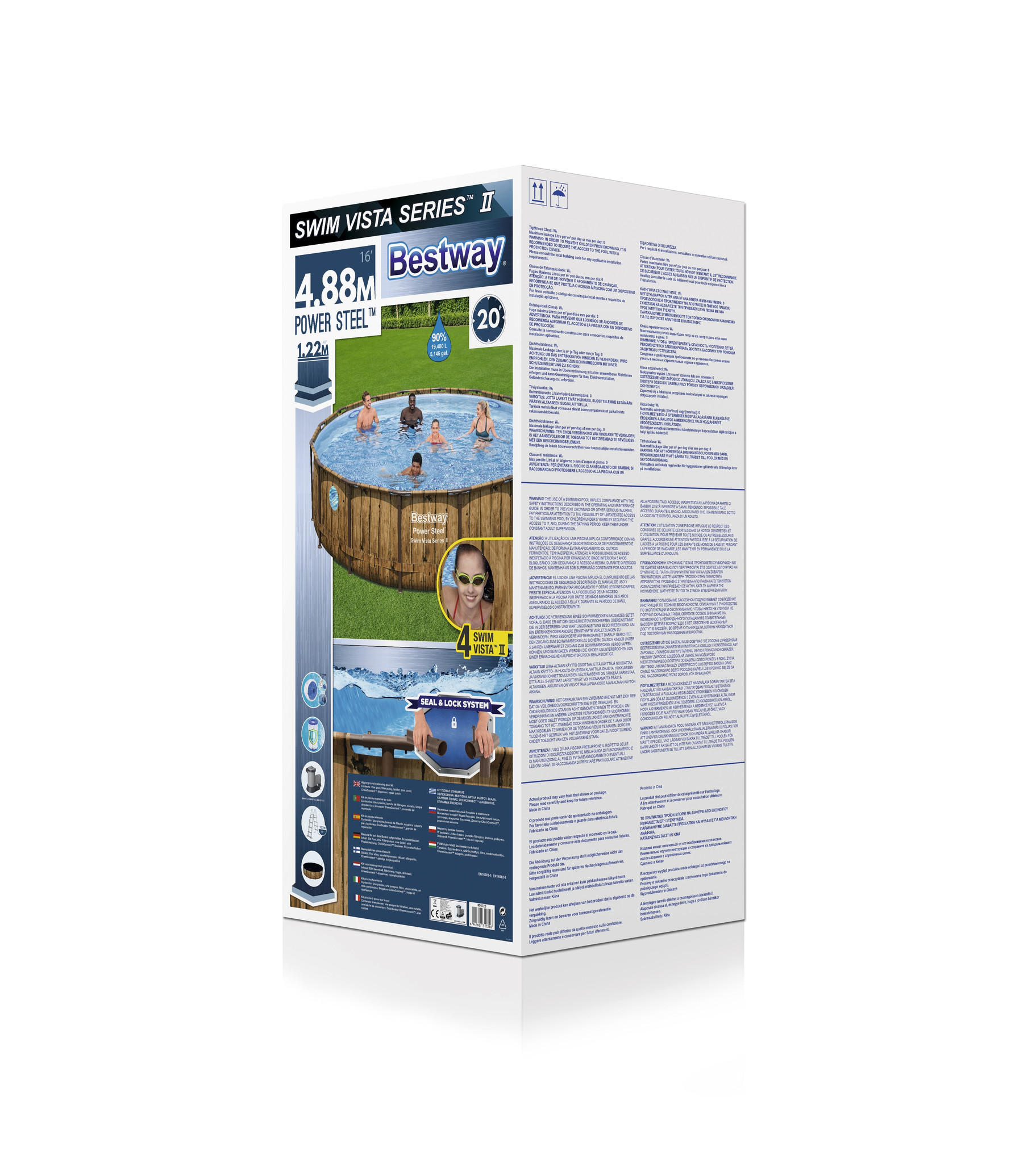 Power Steel Pool Set (Ø488x122cm) - Afbeelding 9