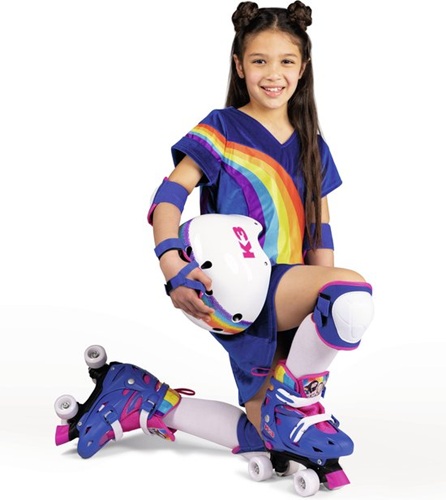 K3 - Rolschaatsen "Regenboog" - maat 26/29 - Afbeelding 2