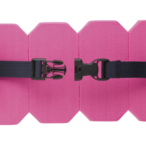 Zwemgordel met 5 drijvers (15 tot 30kg) - roze - Afbeelding 2