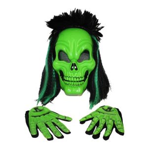 Skeletmasker en handschoenen (Glow-in-the-Dark)