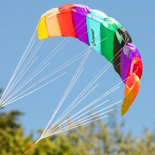 Dual Line Sport Kite 1.6 (160x65cm) - Rainbow - Afbeelding 2