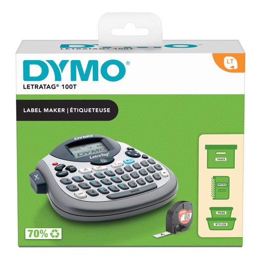 DYMO LetraTag - Label Maker LT-100T Azerty bureau model + Tape